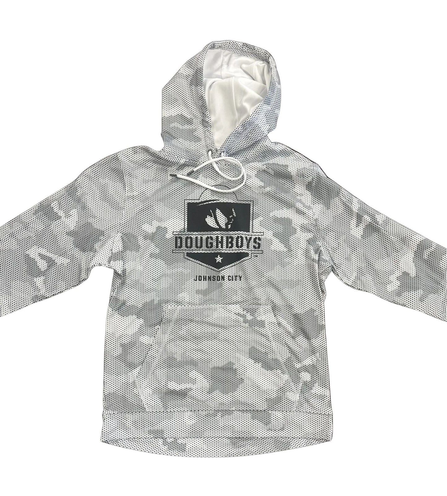 JC Doughboys White and Black Camo Hoodie