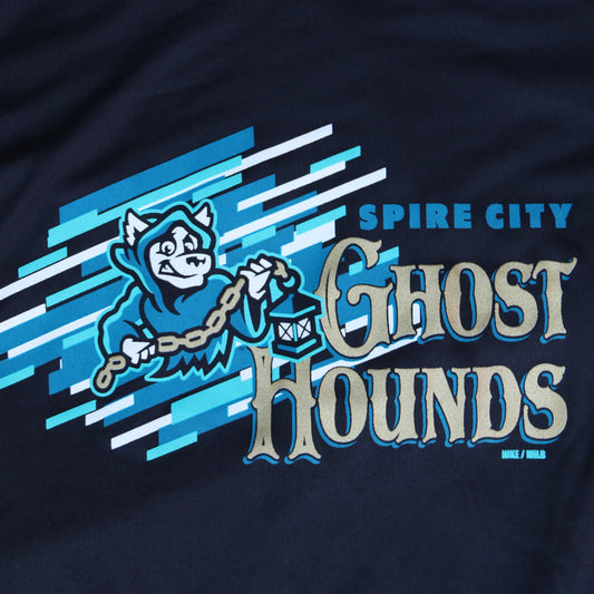 Spire City Ghost Hounds Nike Black 332 Dri-Fit Tee-1