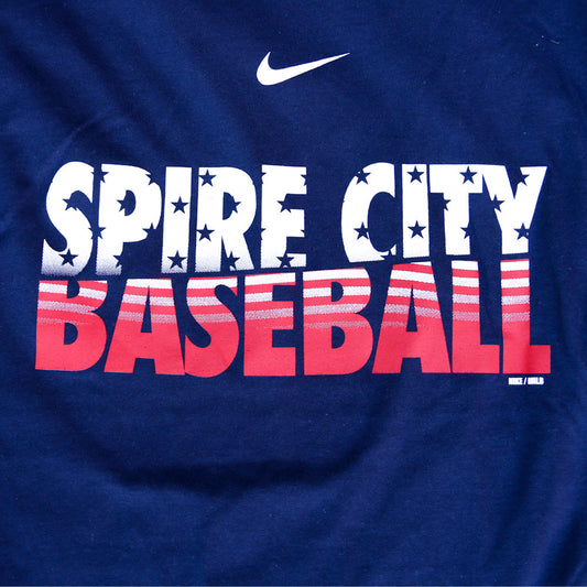 Spire City Ghost Hounds Nike Navy 4th of July Tee-1