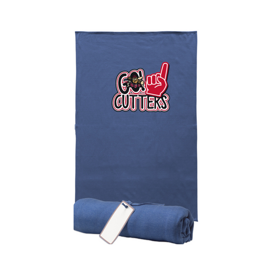Williamsport Crosscutters Sweatshirt Throw - Blue or Gray-0