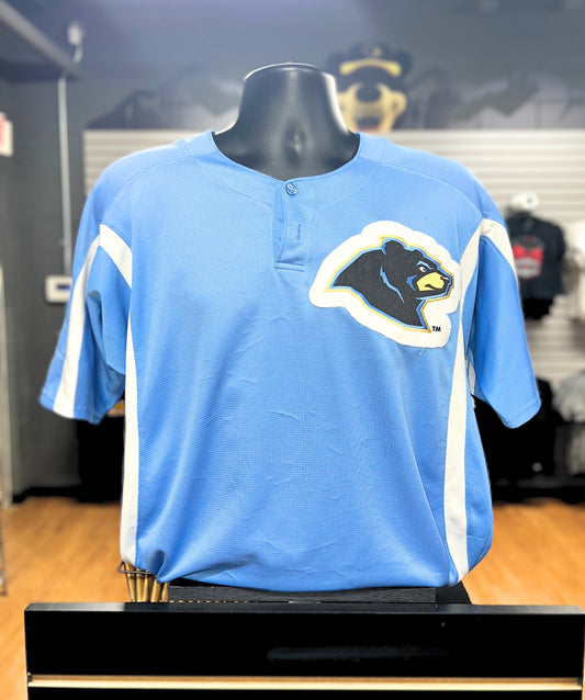 West Virginia Black Bears Game Worn BP Bearhead Jersey-0