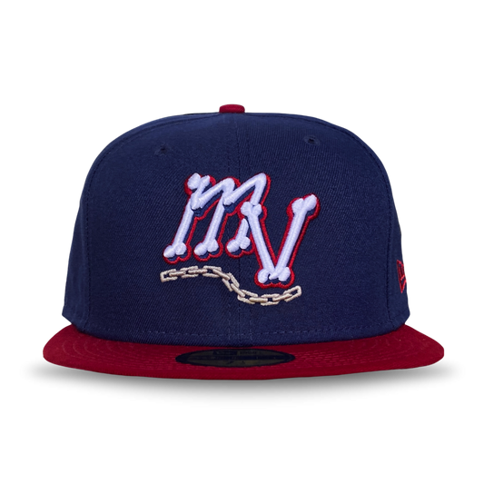 New Era Mahoning Valley Scrappers MV Fitted Hat-1