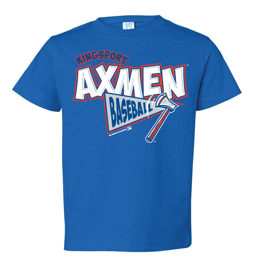 Kingsport Axmen Royal Blue Toddler Tee-0