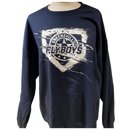 Flyboys Navy Crew Neck Chalk Homeplate-0