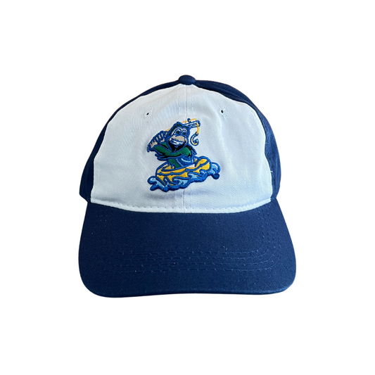 River Riders Hat Navy and White Rookie logo-0