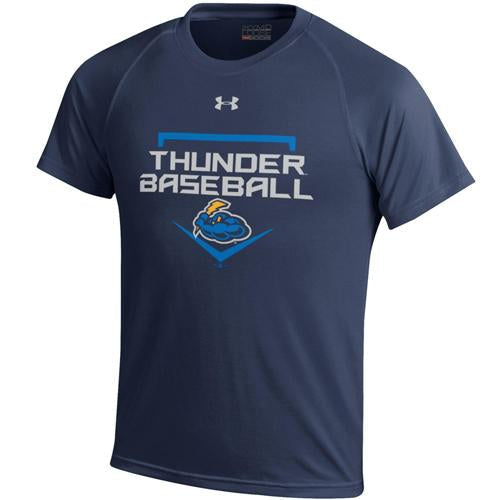 Trenton Thunder Youth Under Armour 680 Navy Thunder Baseball t-shirt-0