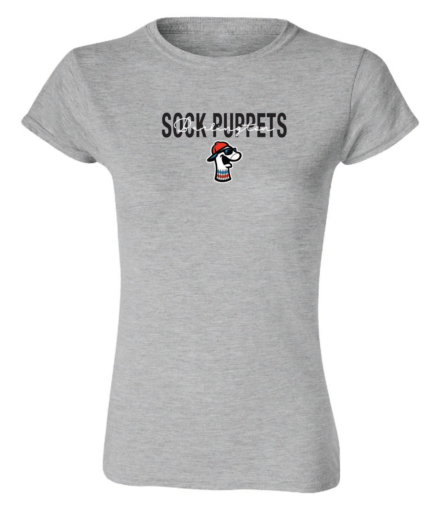 Women's Grey Script T-Shirt-0