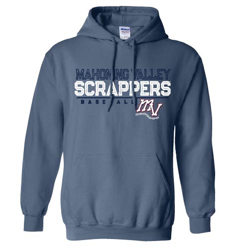 Indigo Hooded Scrappers Sweatshirt-0