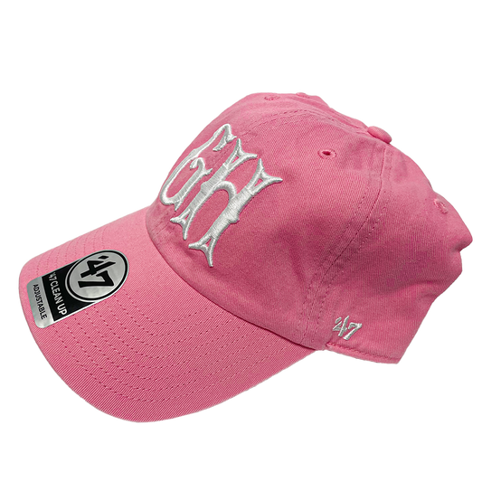 Spire City Ghost Hounds '47 Brand Pink GH Adjustable Hat-1
