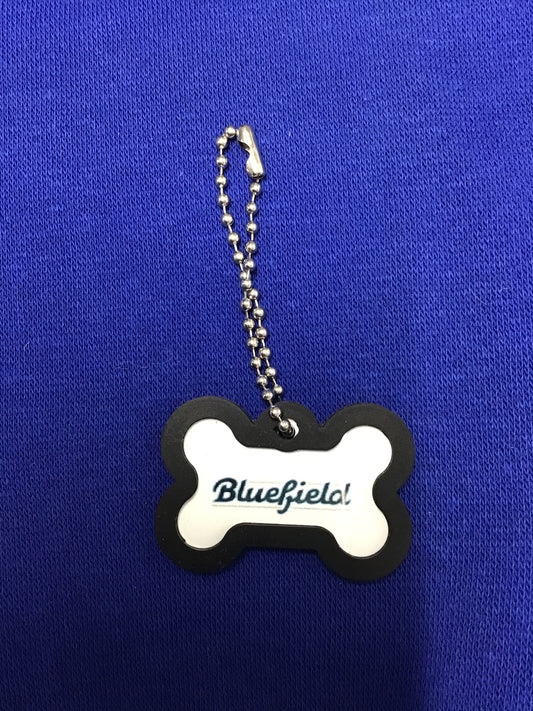White Bluefield Logo Dog Tag-0