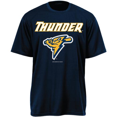 Trenton Thunder Youth Thunder Navy Strike Drifit tee-0