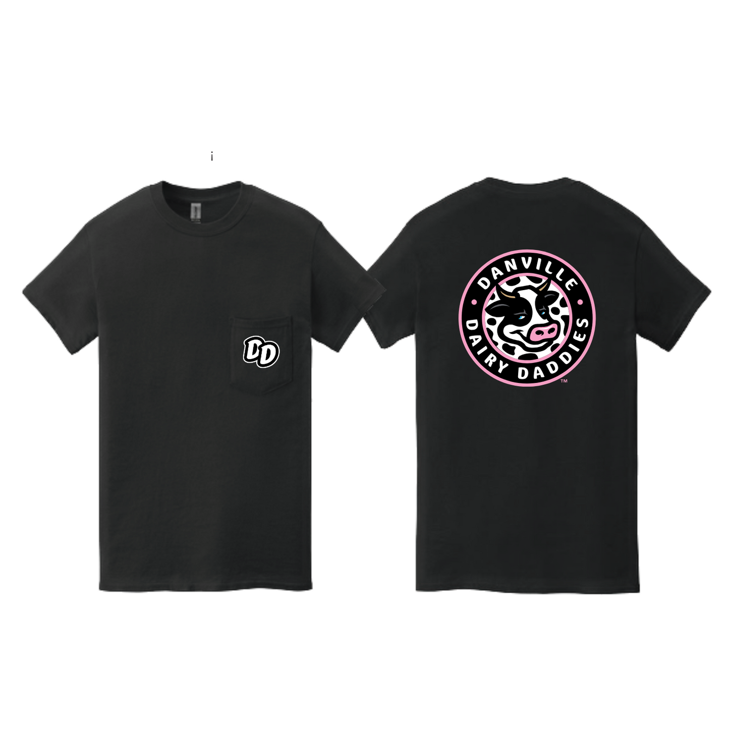 Dairy Daddies Short Sleeve Pocket T - Black