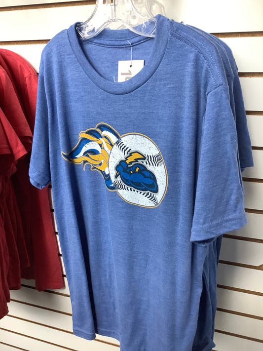 Youth Baseball Flames Tee-0