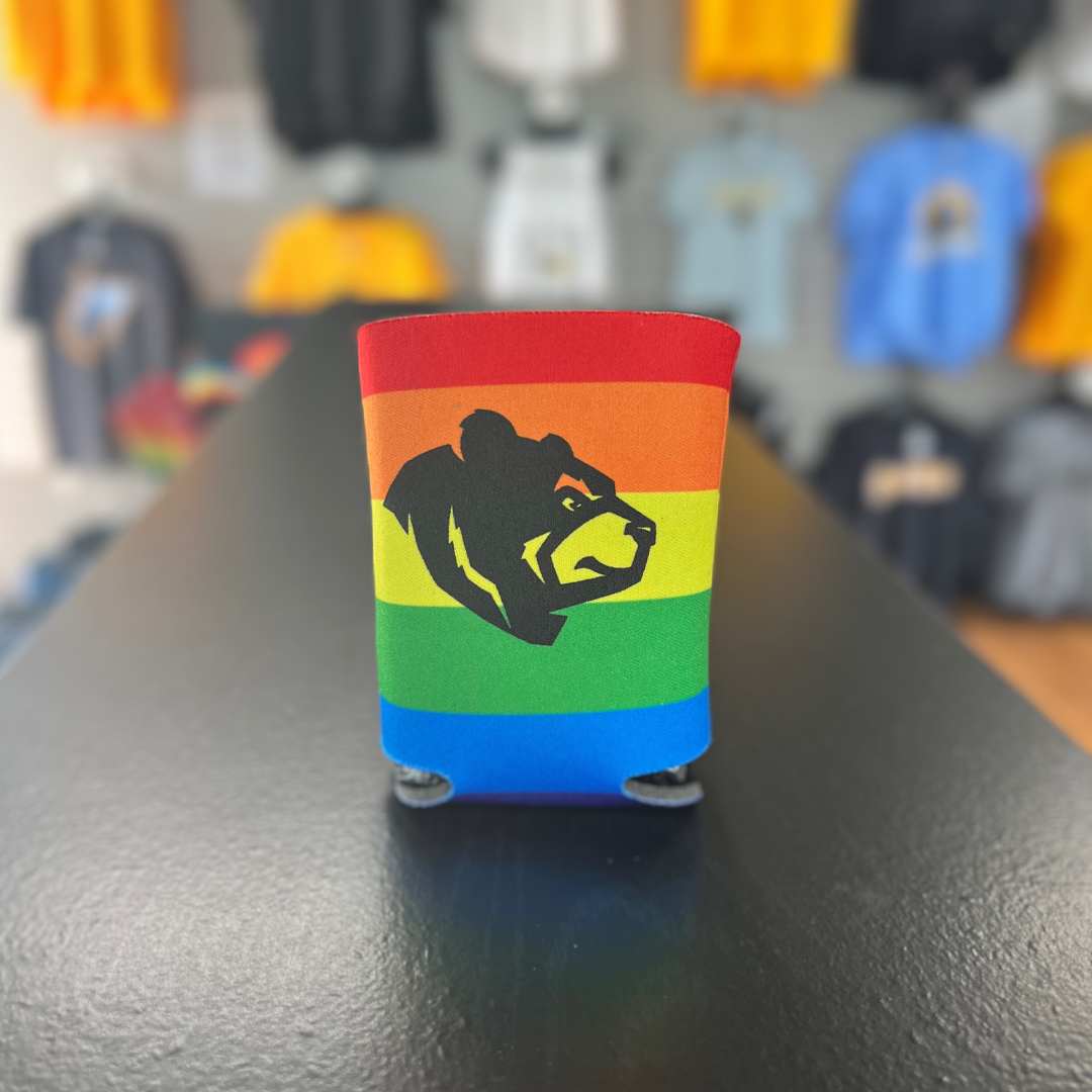 West Virginia Black Bears Rainbow Can Coolers