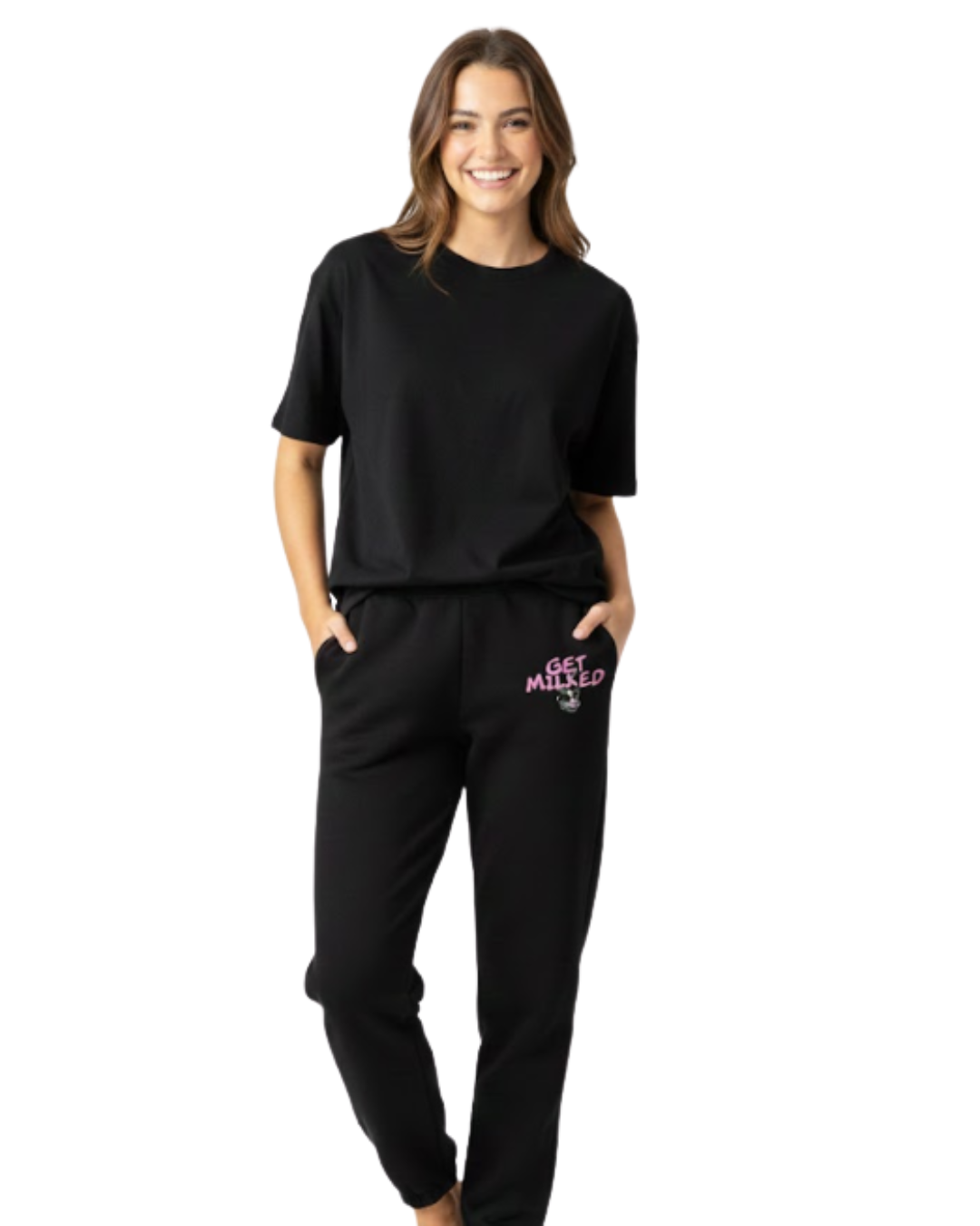 Fleece GET MILKED Sweatpants