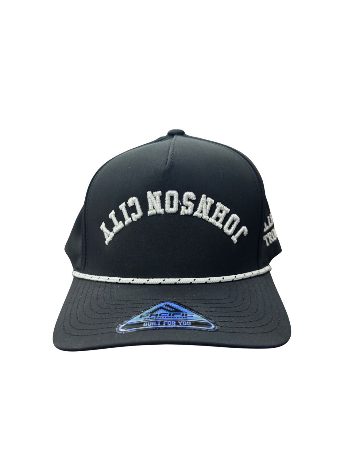 Black Upside Down Johnson City Snap Back Hat