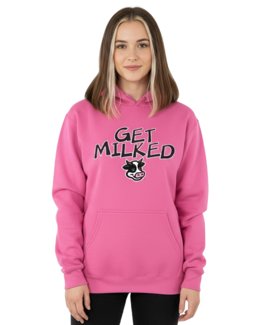 Softstyle GET MILKED Sweatshirt-1