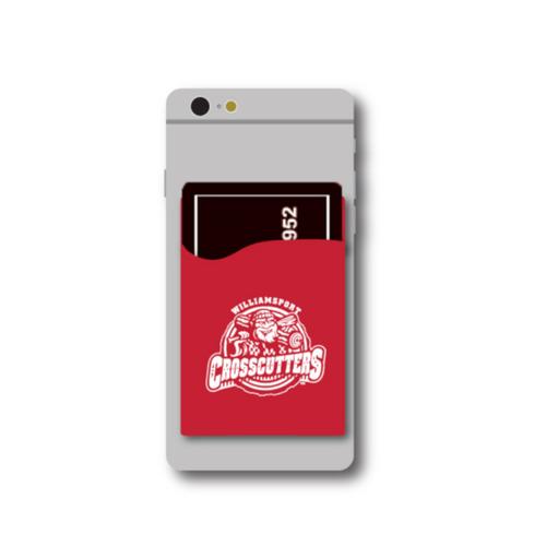 Williamsport Crosscutters Logo Phone Wallet-0