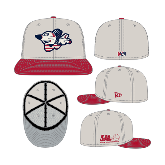 Aberdeen IronBirds New Era 4th of July 2024 59FIFTY Fitted-0
