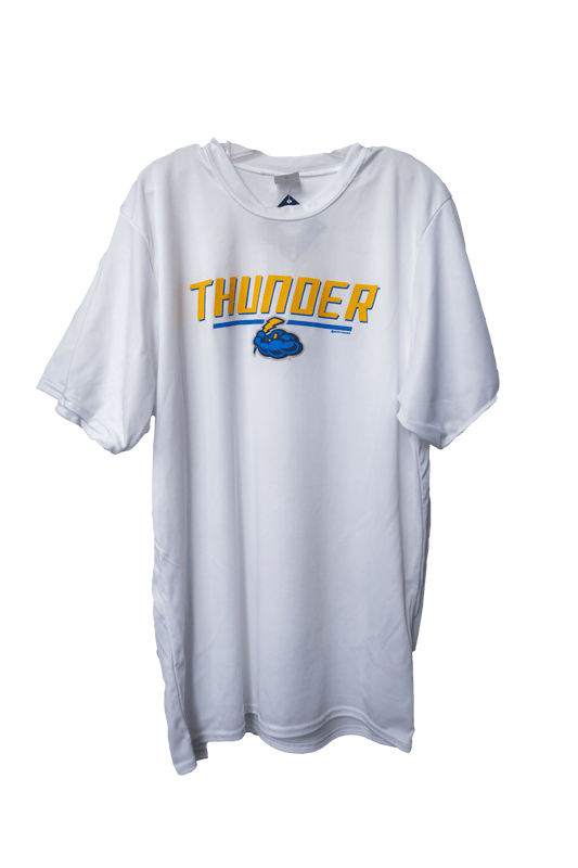 Youth White DriFit Tee-0