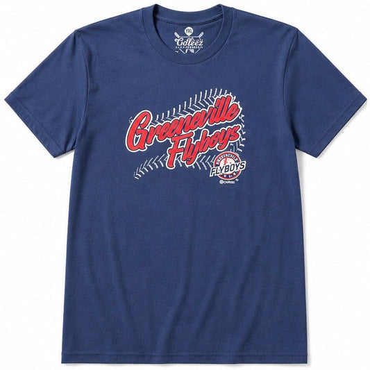 Youth Navy Stitch Tee-0