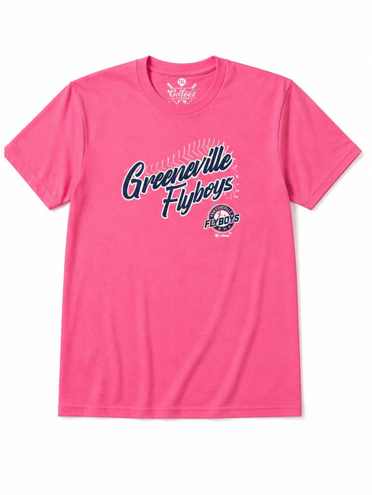 Youth Pink Stitch Tee-0