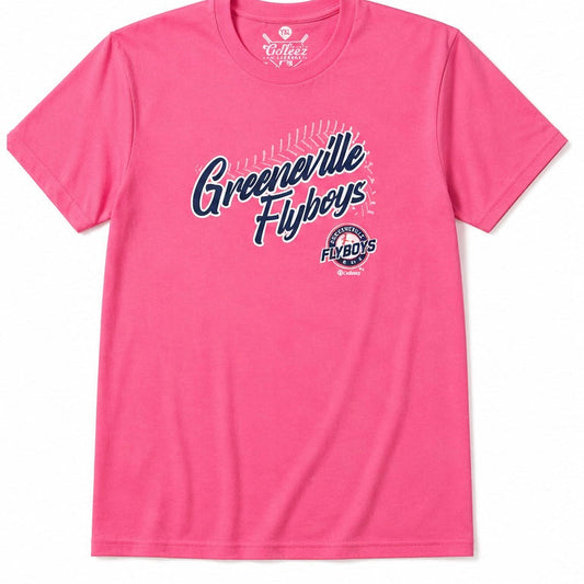 Youth Pink Stitch Tee-0
