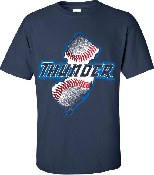 Men's Thunder NJ Baseball T-Shirt-0