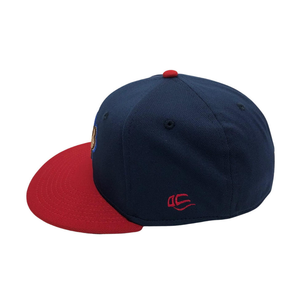 Williamsport Crosscutters Fitted On-Field Red Potato Capers Cap