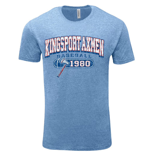 Blue Cyber 1980 Tshirt-0