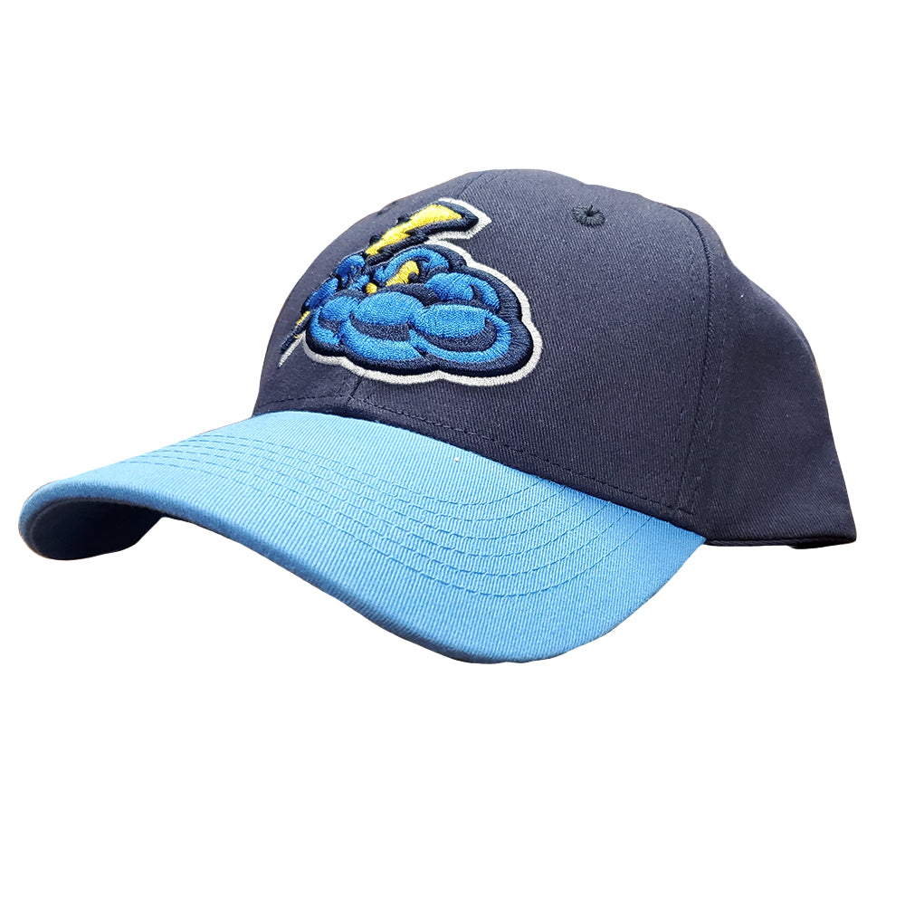 Trenton Thunder Youth Cotton Adjustable Cap - Navy/Sky Blue