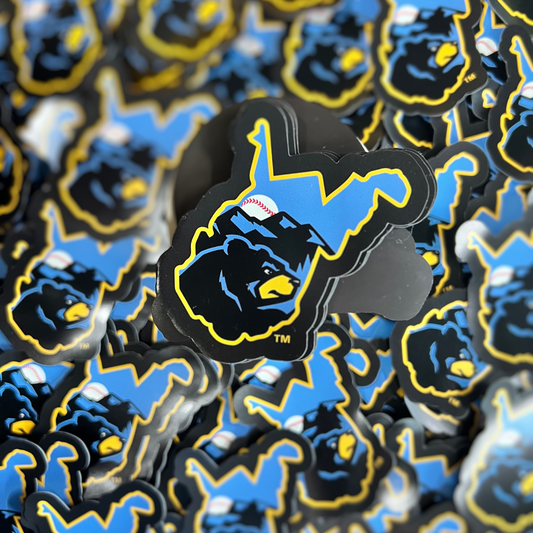 West Virginia Black Bears State Logo Magnet-0