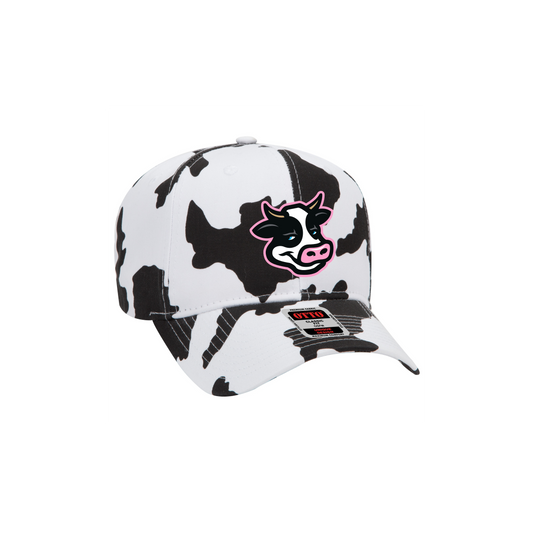 Dairy Daddies Cow Pattern 6 Panel Cap-0