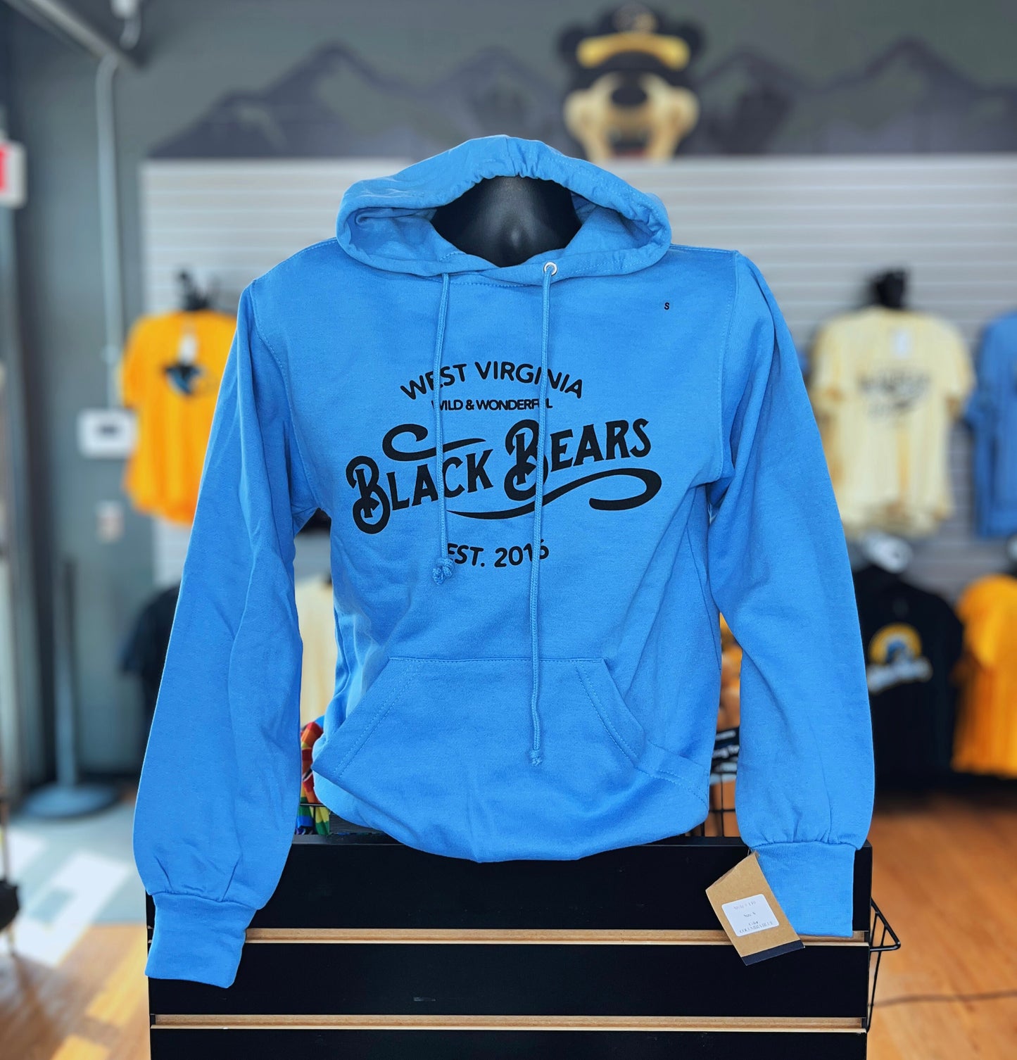 West Virginia Black Bears Wild & Wonderful Blue Hoodie