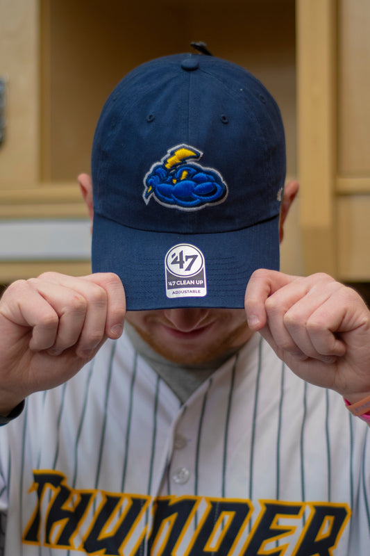 Navy Thunder '47 Brand Clean Up Adjustable Hat-2