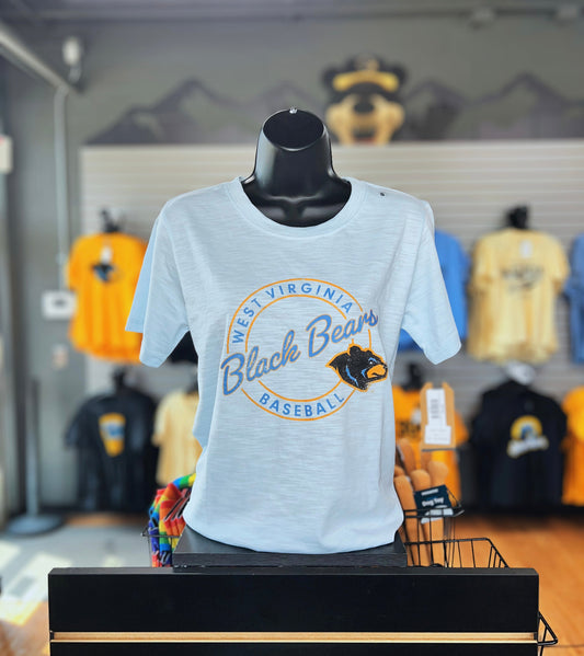 West Virginia Black Bears Ladies Blue Relaxed Tee-0
