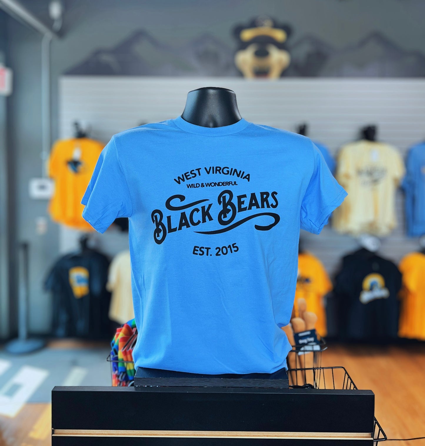 West Virginia Black Bears Wild & Wonderful Blue Tee