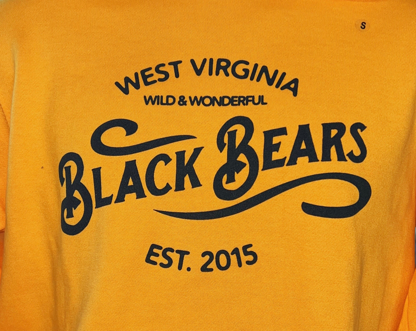 West Virginia Black Bears Wild & Wonderful Gold Hoodie