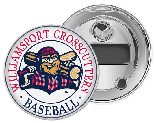 Williamsport Crosscutters Bottle Opener Magnet-0