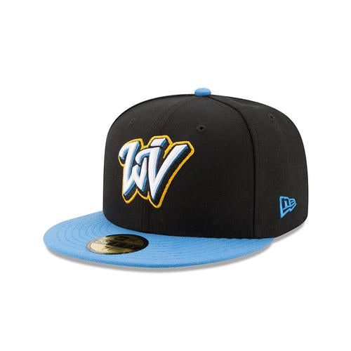 West Virginia Black Bears WV Fitted Hat-0