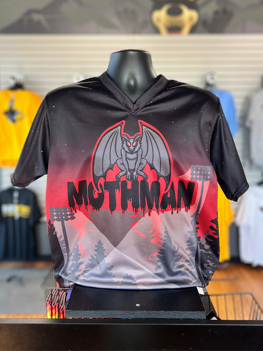 West Virginia Black Bears 2024 Mothman Game Worn Jersey-0
