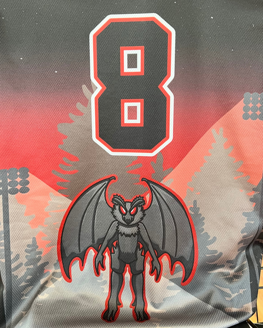 West Virginia Black Bears 2024 Mothman Game Worn Jersey-2