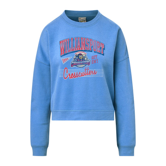 Williamsport Crosscutters Womens Iris Vintage Crew Sweatshirt-0