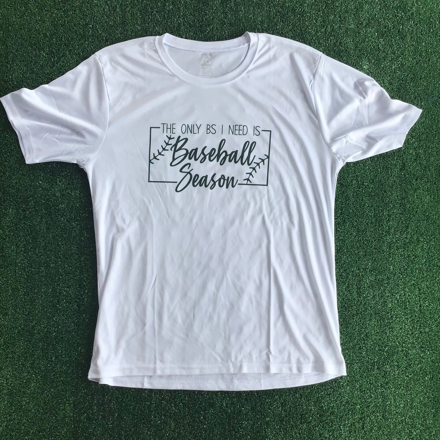 Baseball Season BS White Short Sleeve DriFit