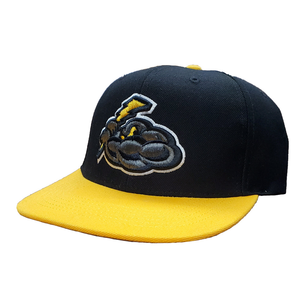 Acrylic Black/Gold Snapback Cap