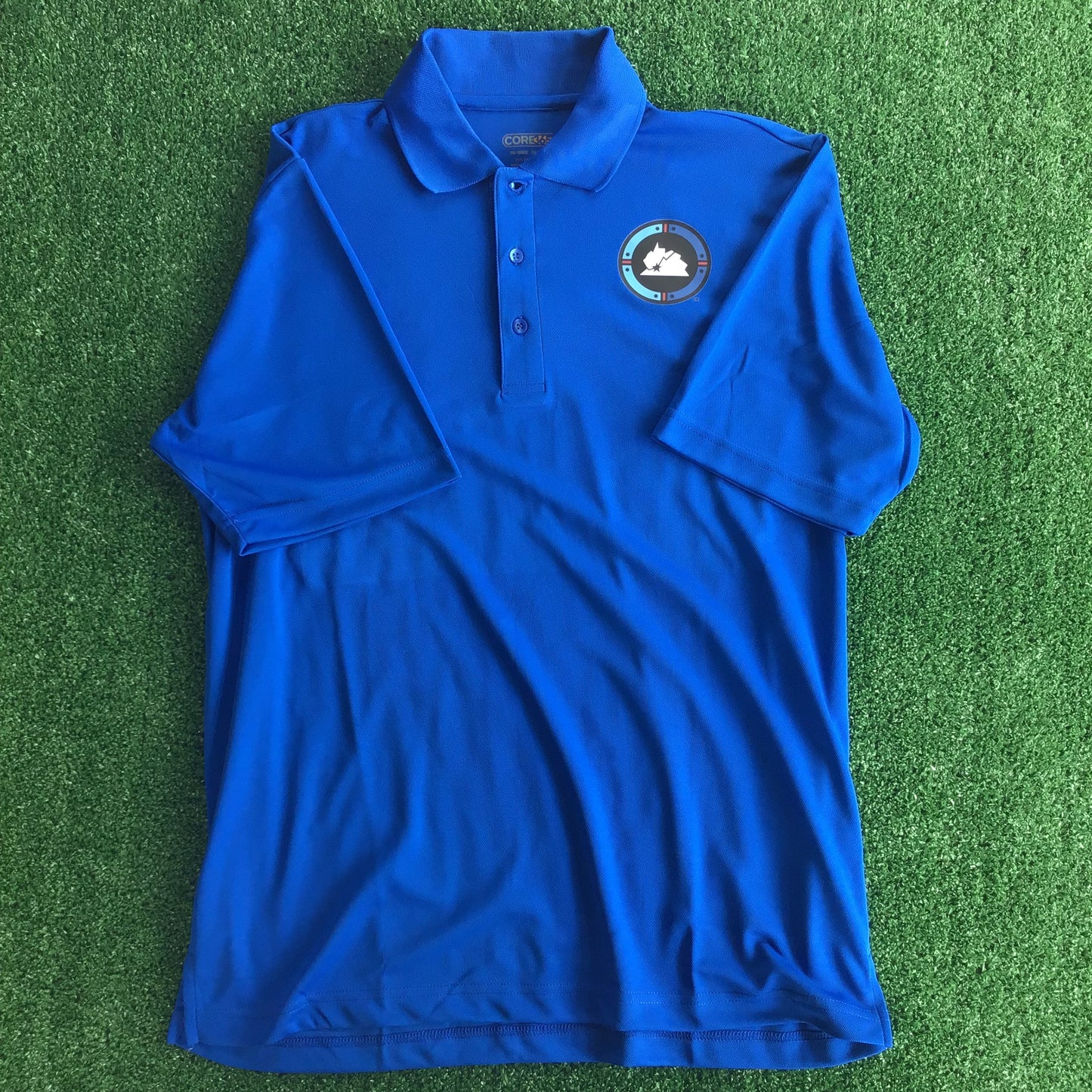 Two Virginias Blue Short Sleeve Polo