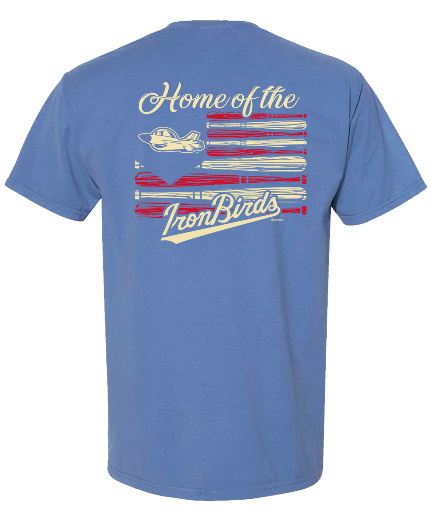 Aberdeen IronBirds ADULT Bat Flag Navy