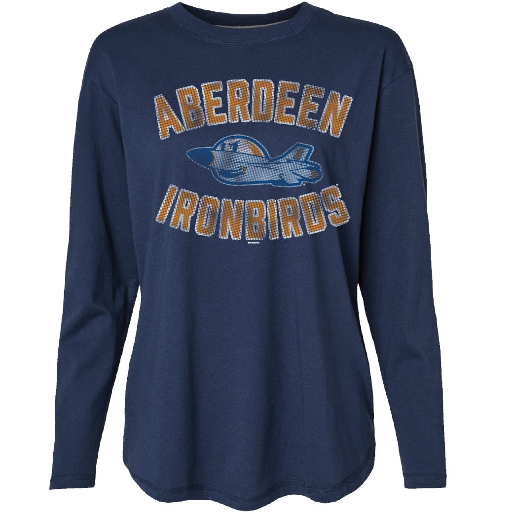 Aberdeen IronBirds - Women's Relaxed Long Sleeve Gooseneck Tee