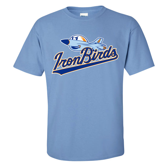 Aberdeen IronBirds- ADULT Home Logo Tee CAR BLUE-0