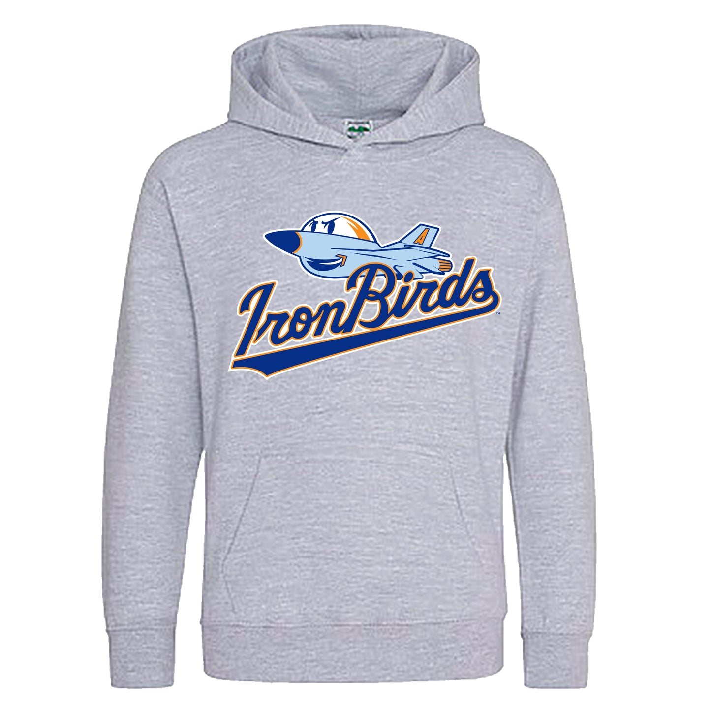 Aberdeen IronBirds- YOUTH Hooded Home Logo GRAY